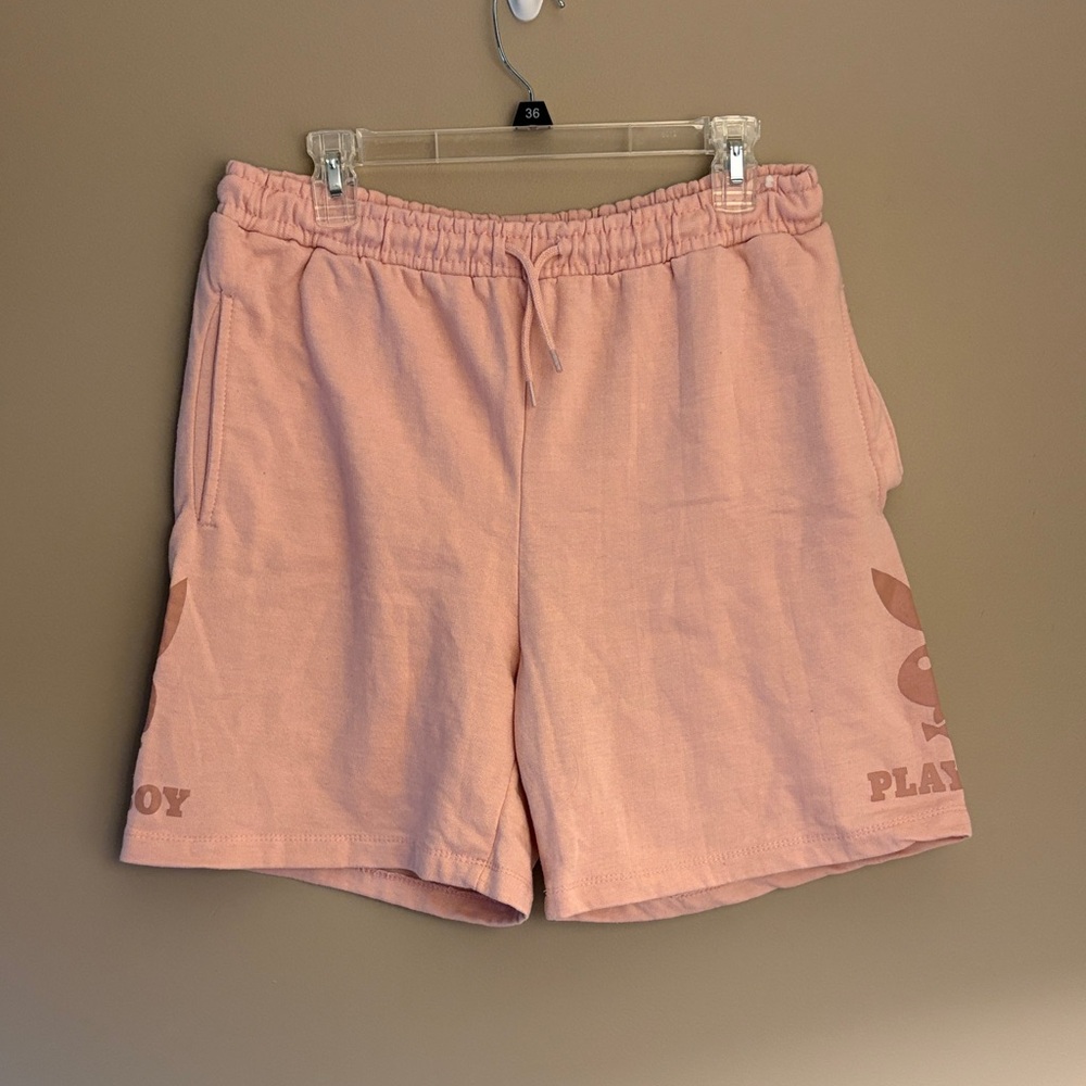 PLAYBOY Women's Blush Athletic Shorts